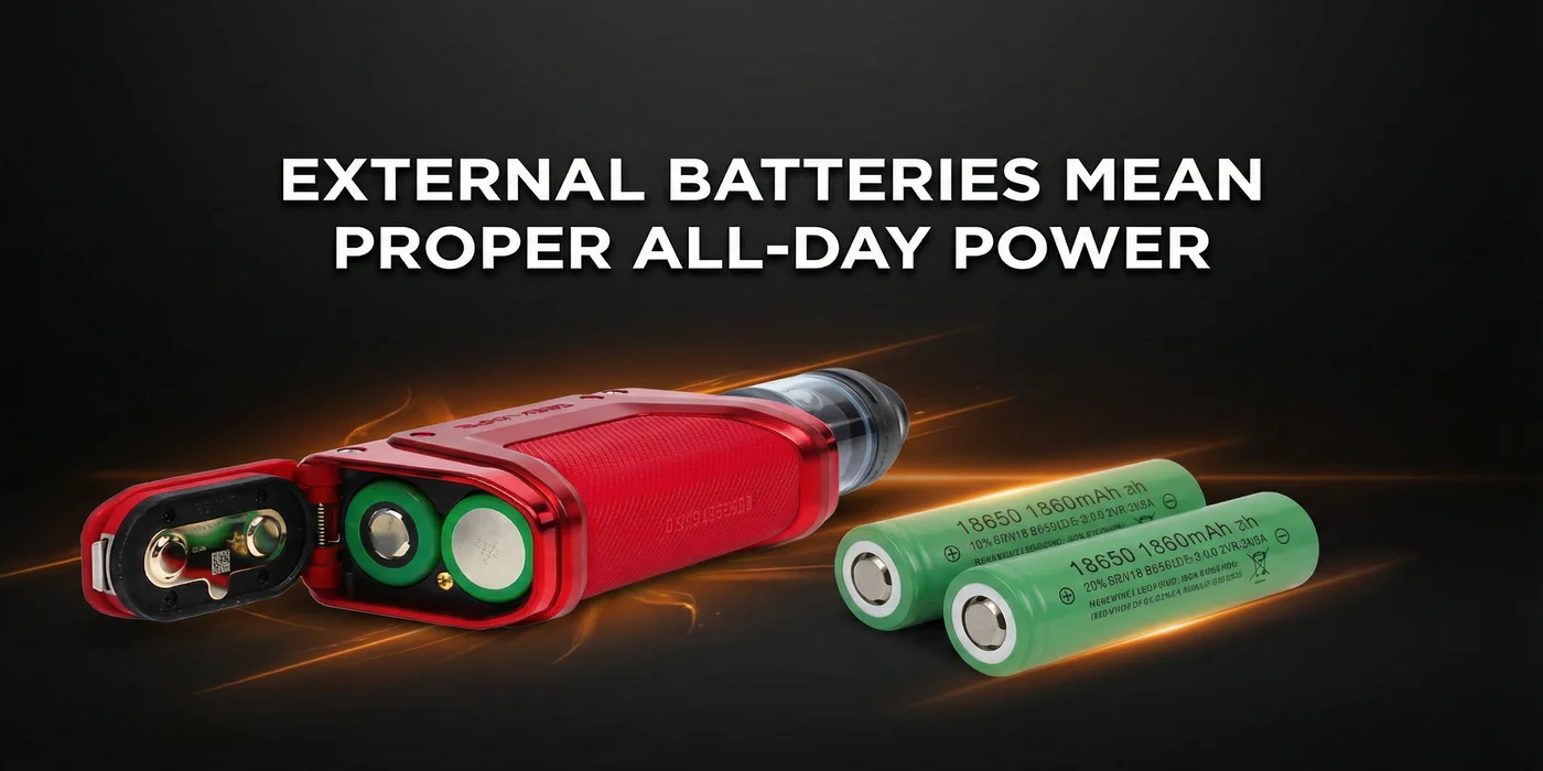 External Batteries Mean Proper All-Day Power