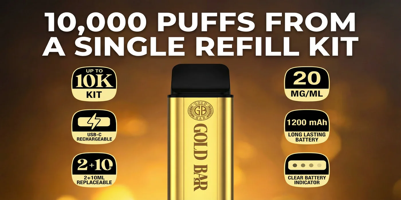 10,000 Puffs From a Single Refill Kit