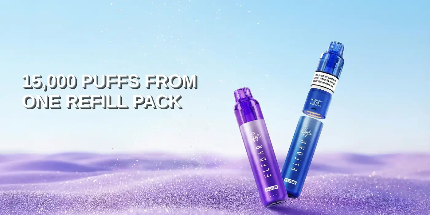 15,000 Puffs From One Refill Pack