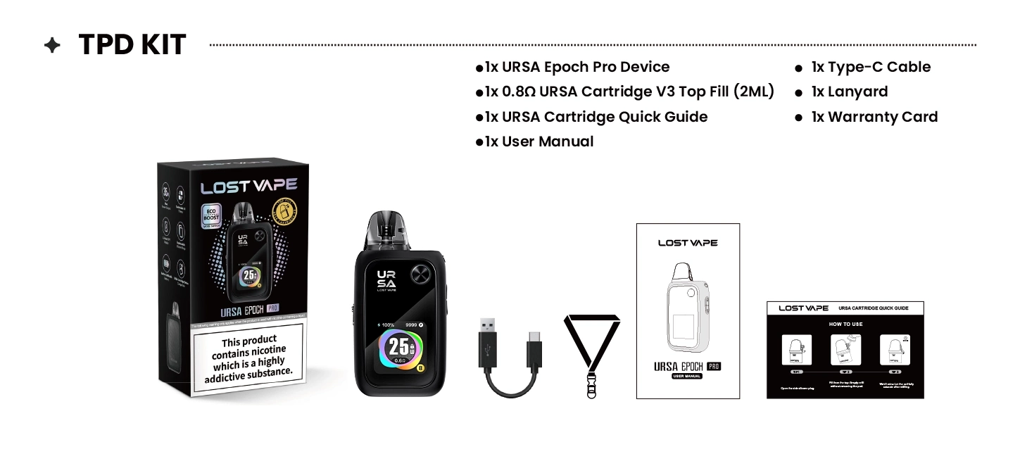 Lost Vape Ursa Epoch Pro Vape Kit