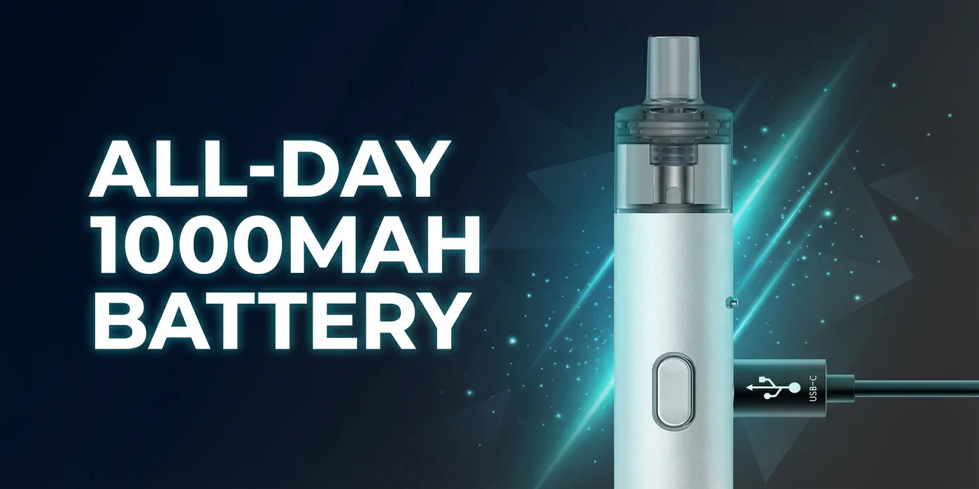 All-Day 1000mAh Battery
