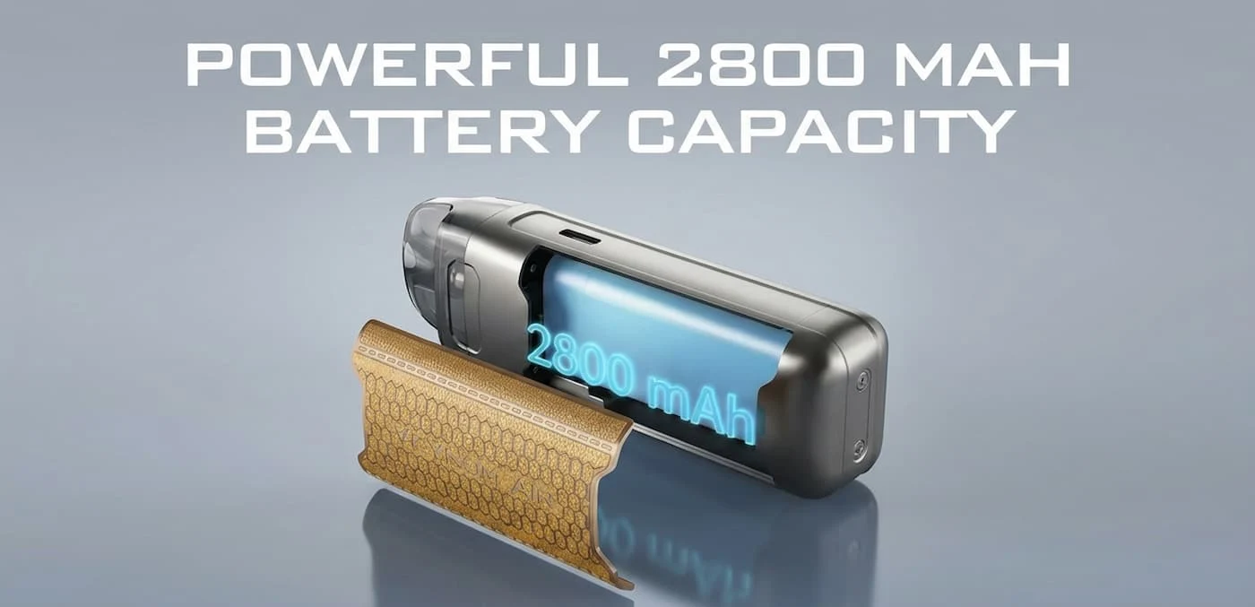 2800mAh Battery Capacity