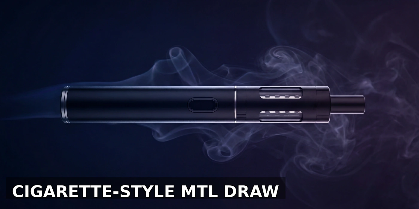 Cigarette-Style MTL Draw