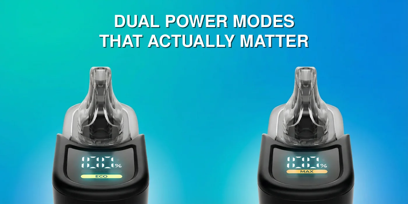 Dual Power Modes That Actually Matter