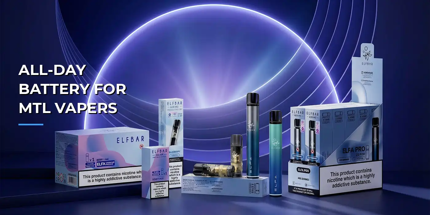 Elf Bar Elfa Pro All-Day Battery for MTL Vapers