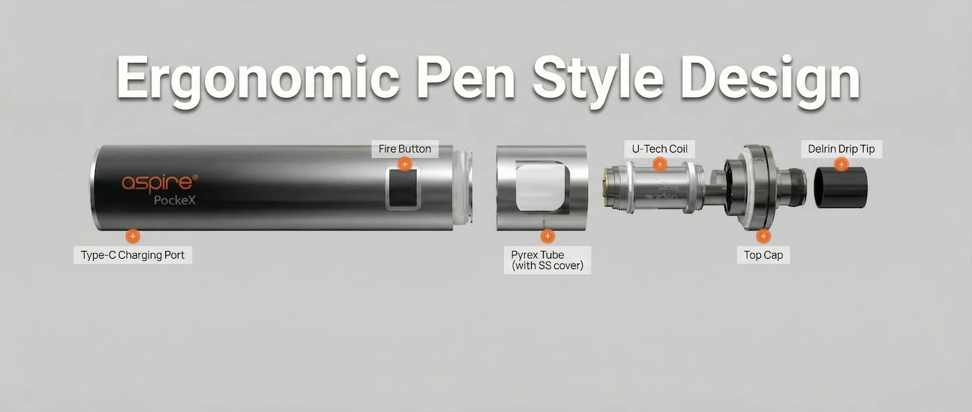 Ergonomic Pen Style Design