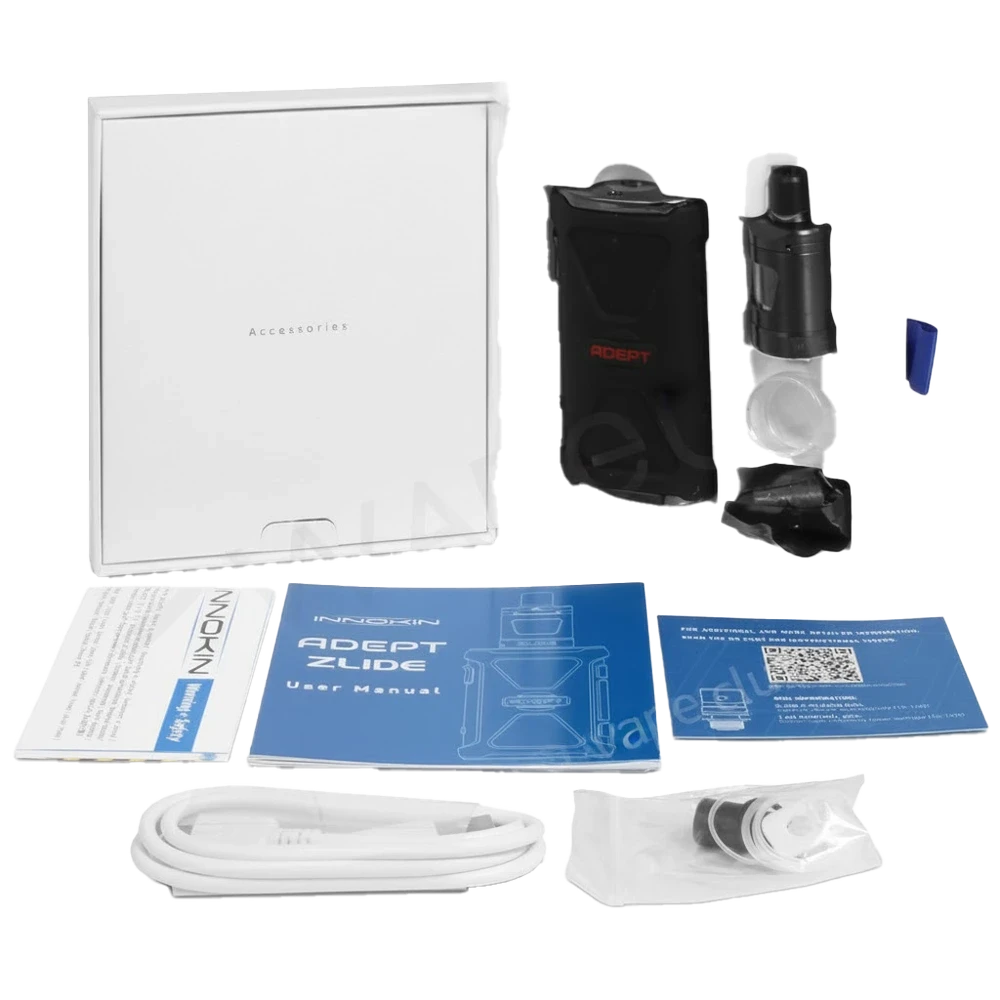 Innokin Adept Zlide Vape Kit What's in the Box