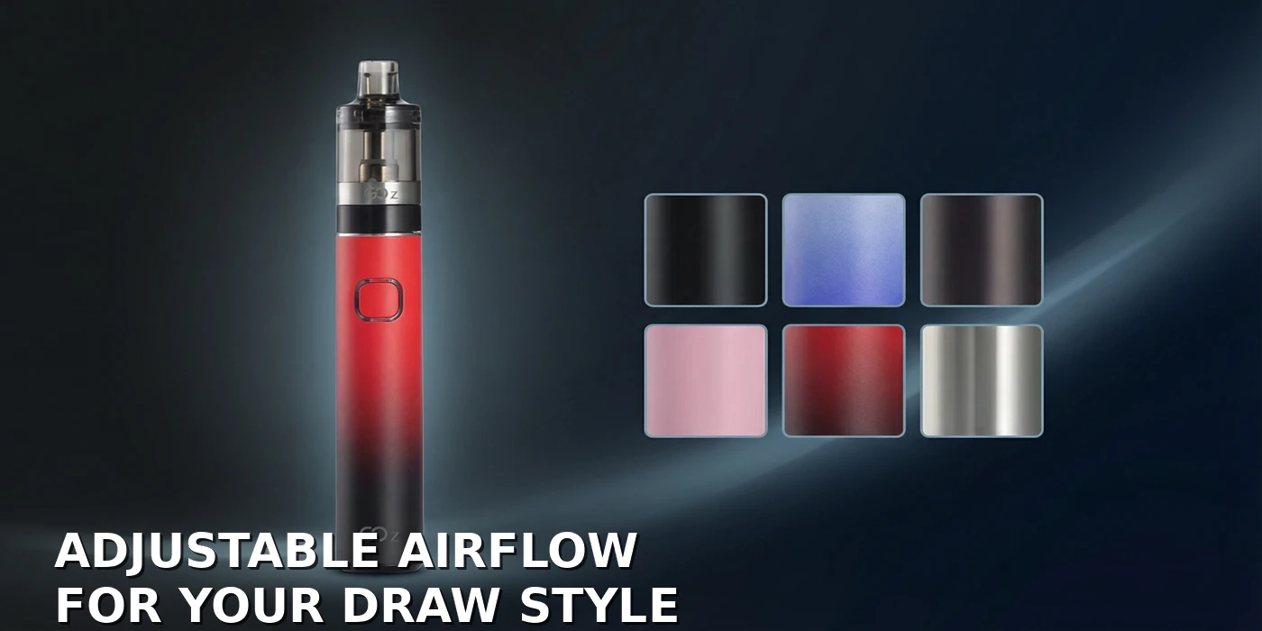 Adjustable Airflow for Your Draw Style