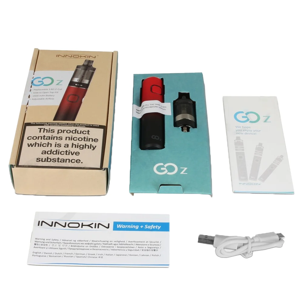 Innokin Go Z Pen Vape Kit What's in the Box