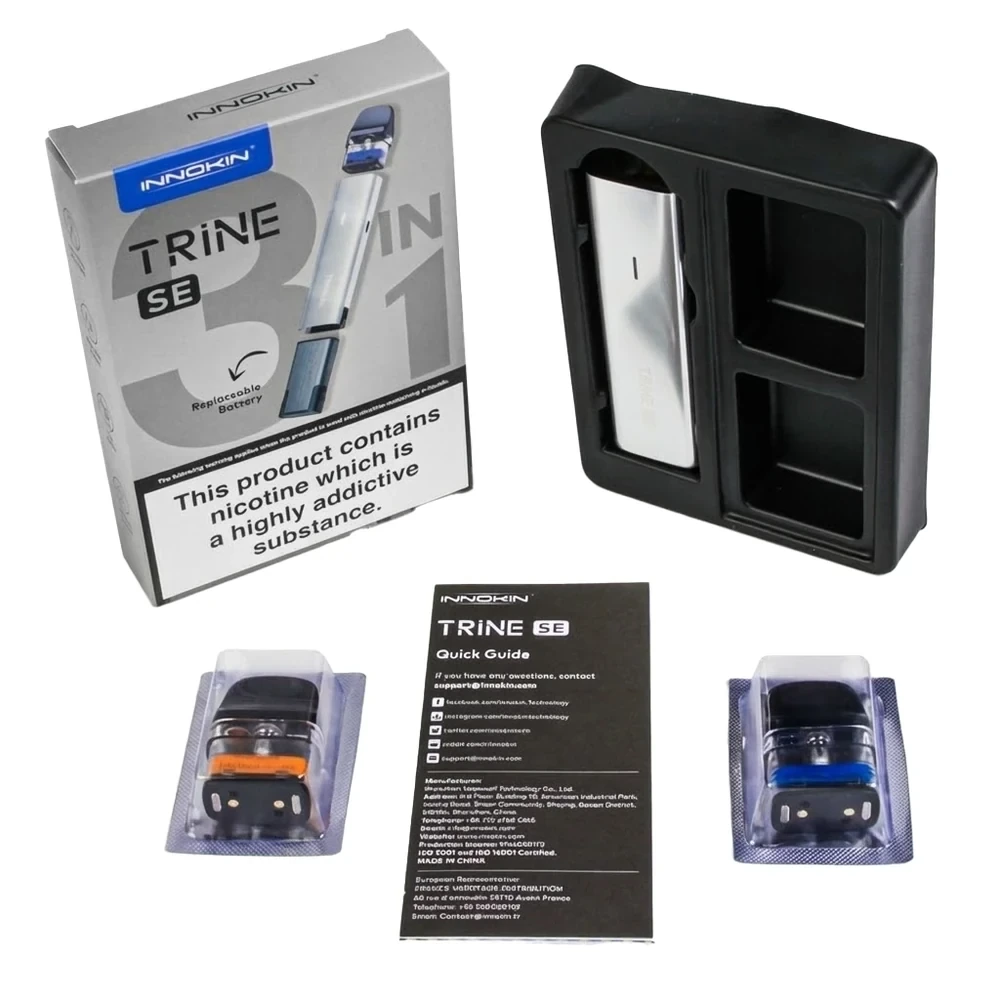 Innokin Trine SE Vape Kit What's in the Box