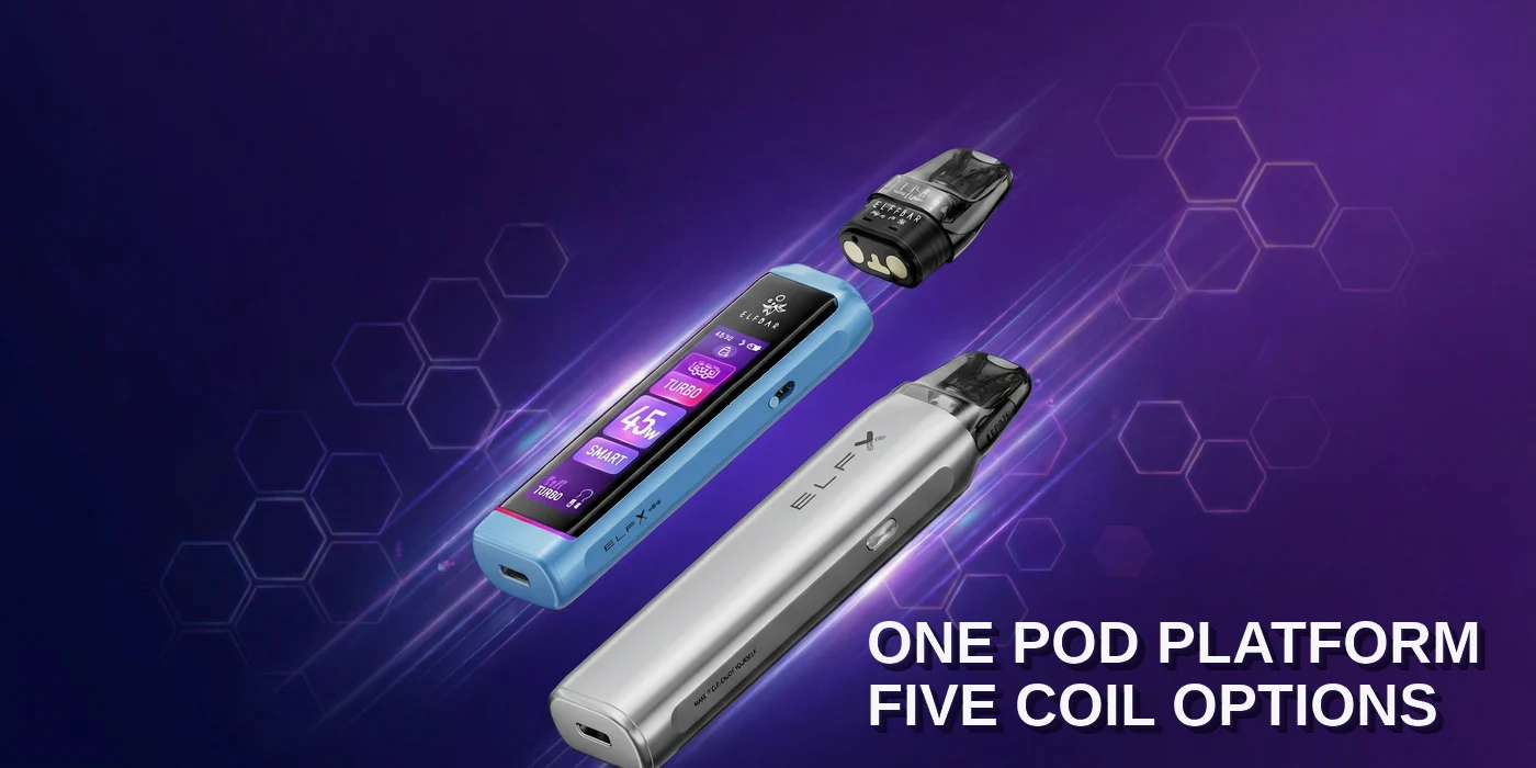 One Pod Platform, Five Coil Options