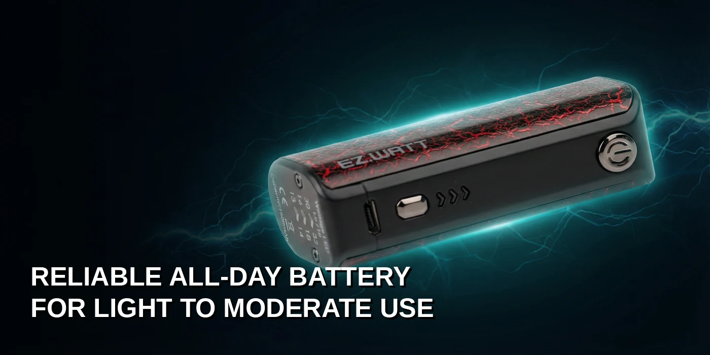 Reliable All-Day Battery for Light to Moderate Use