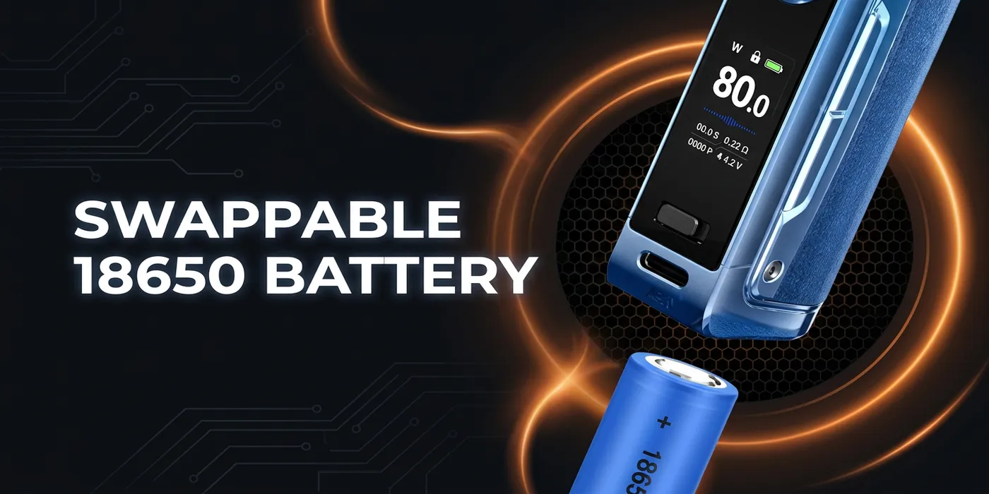 Swappable 18650 Battery