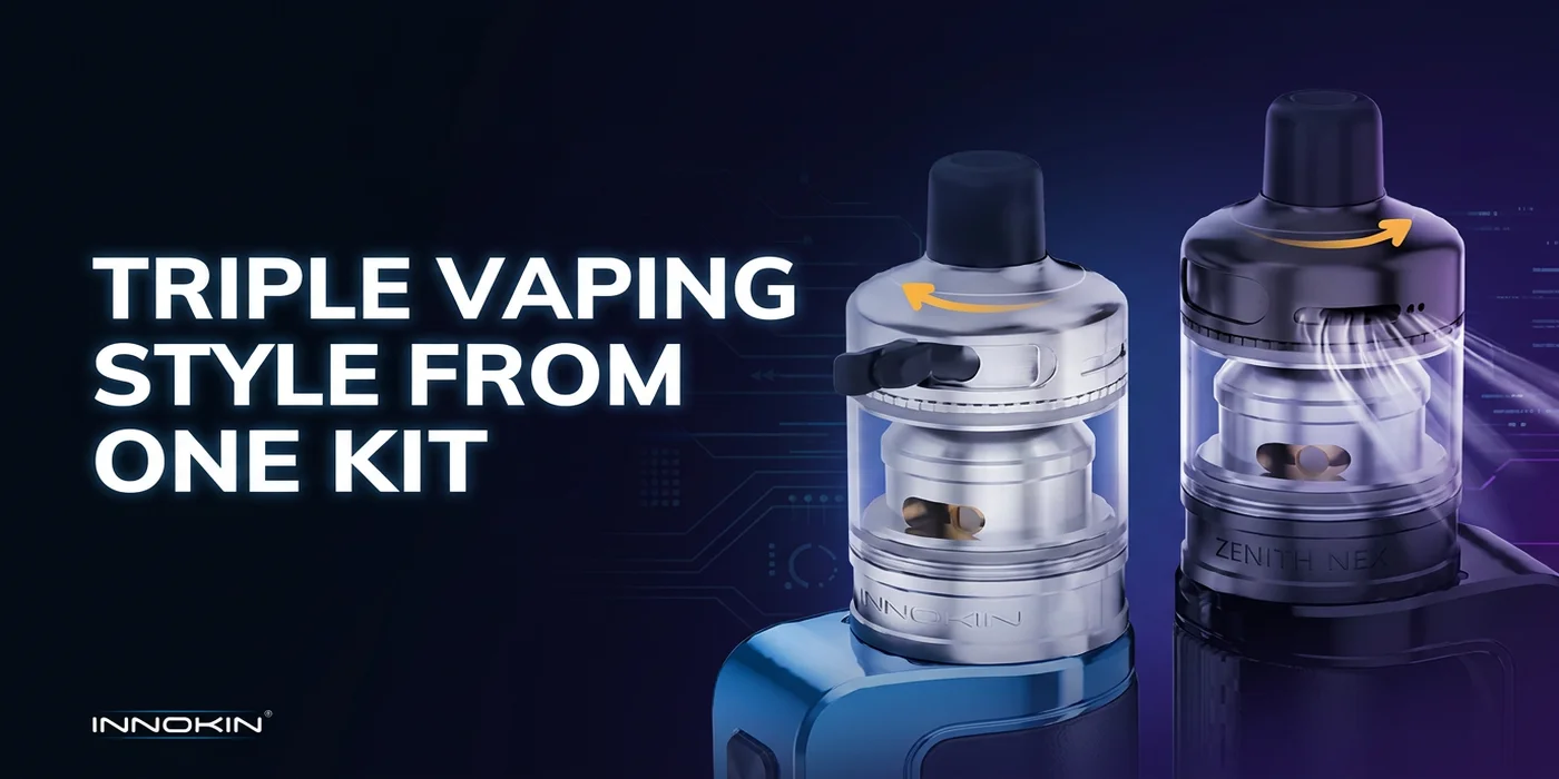 Triple Vaping Style From One Kit