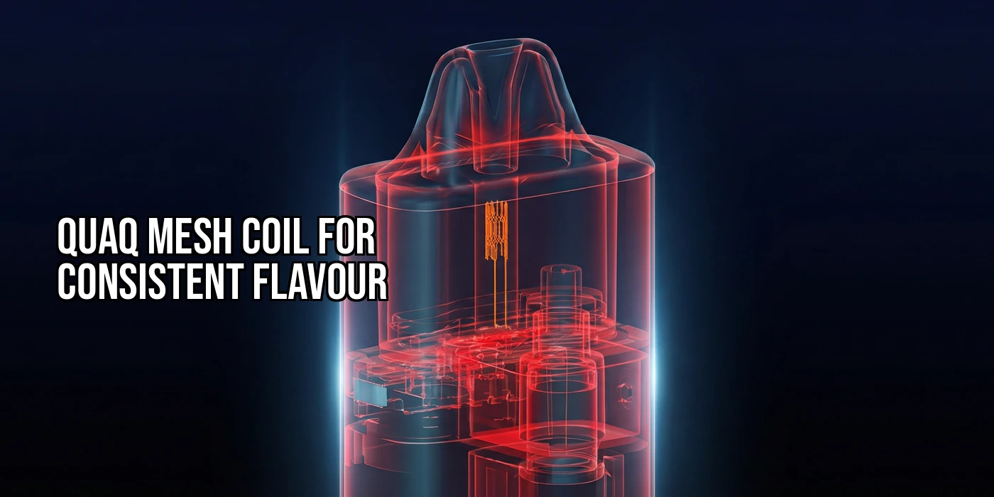 QUAQ Mesh Coil for Consistent Flavour