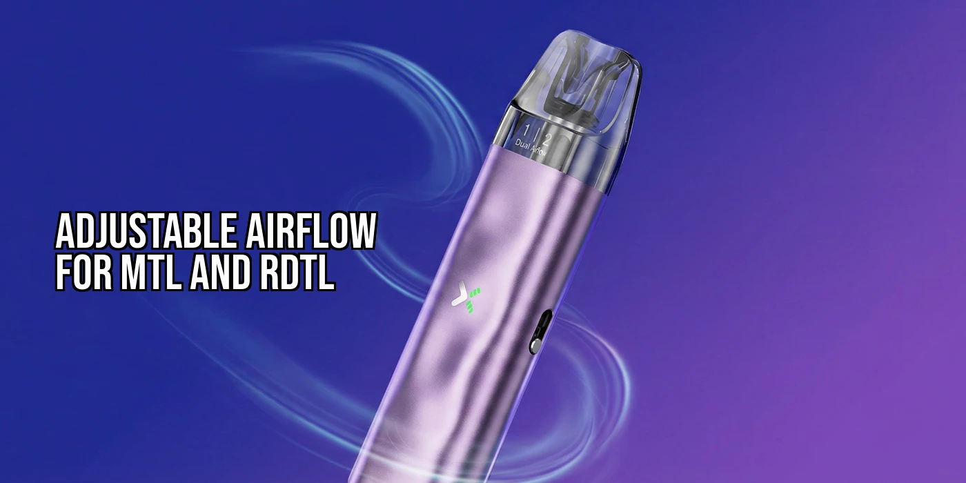 Adjustable Airflow for MTL and RDTL