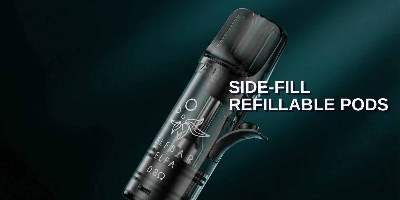 Side-Fill Refillable Pods