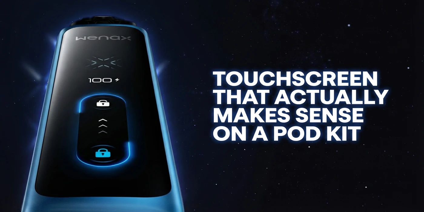 Touchscreen That Actually Makes Sense on a Pod Kit