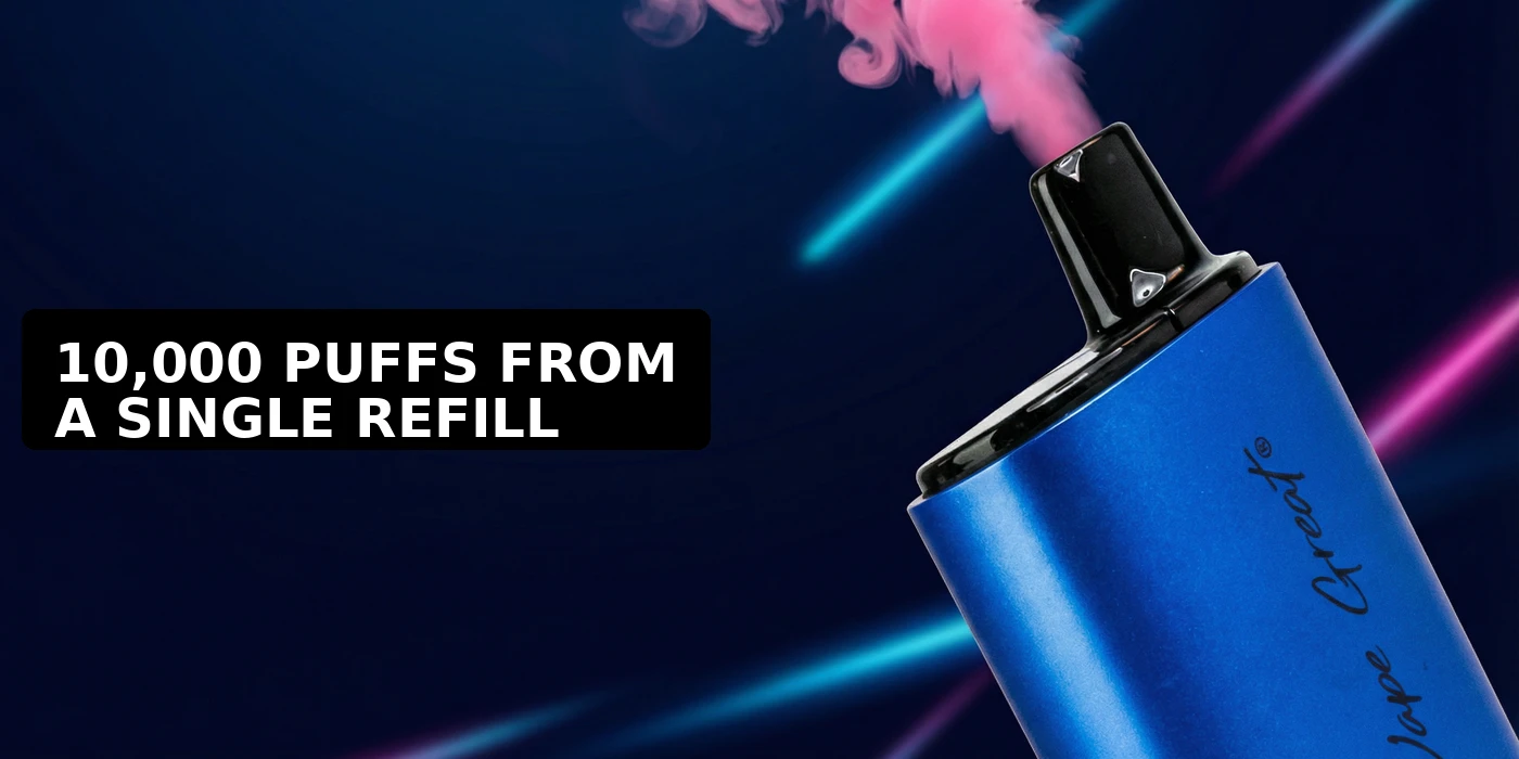 10,000 Puffs From a Single Refill