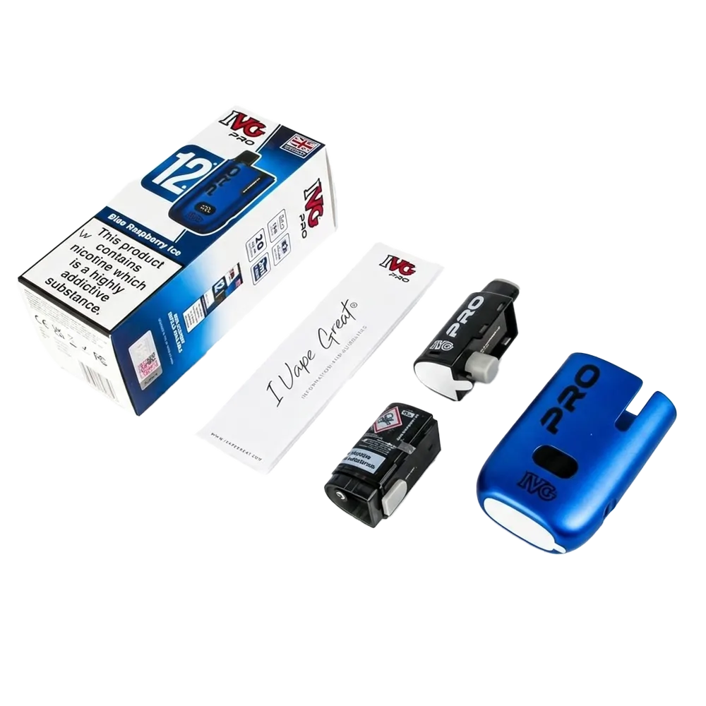 IVG Pro 12 Pod Kit What's in the Box