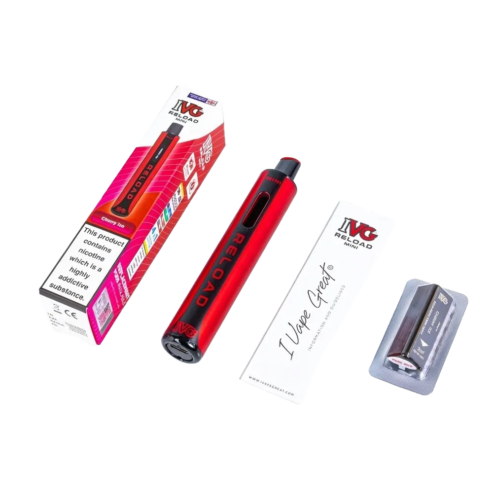 IVG Reload Mini Vape Kit What's in the Box