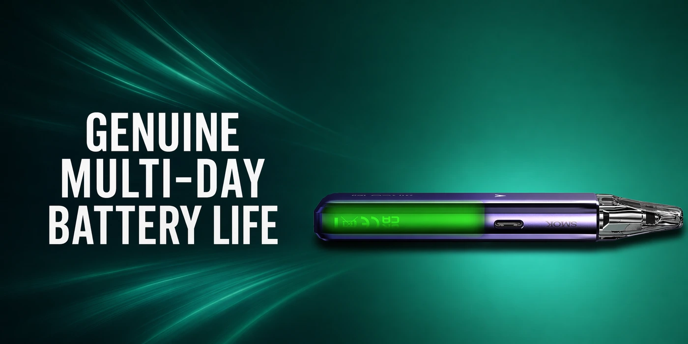 Genuine Multi-Day Battery Life