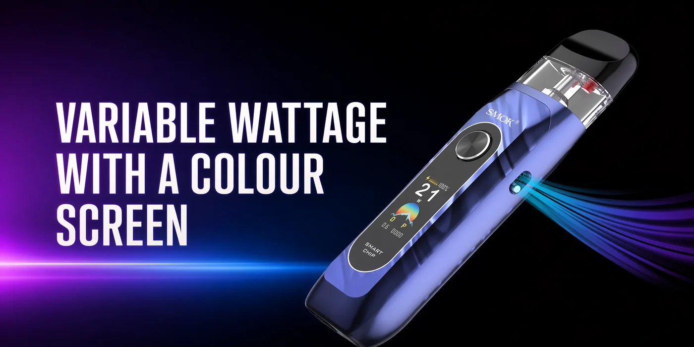 Variable Wattage With a Colour Screen
