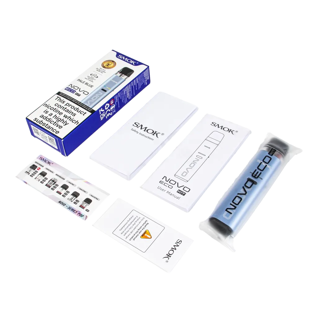 Smok Novo Eco Vape Kit What's in the Box