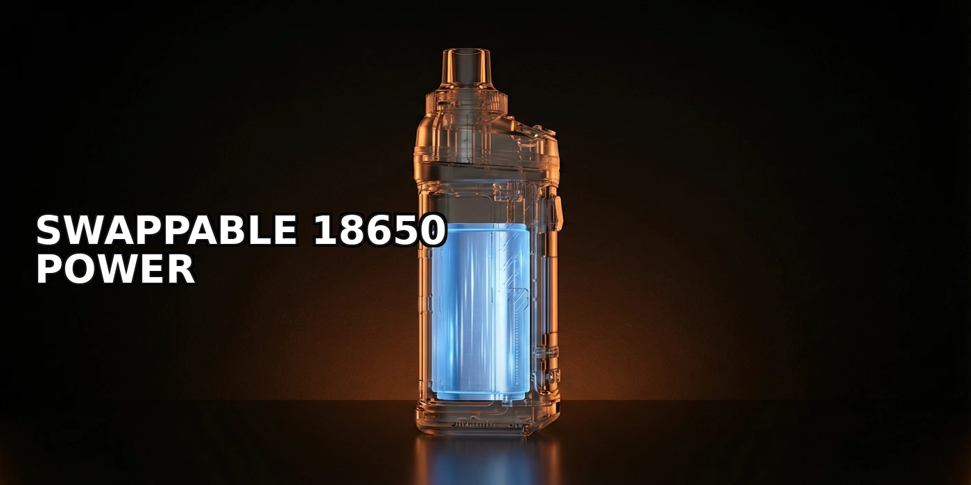 Swappable 18650 Power