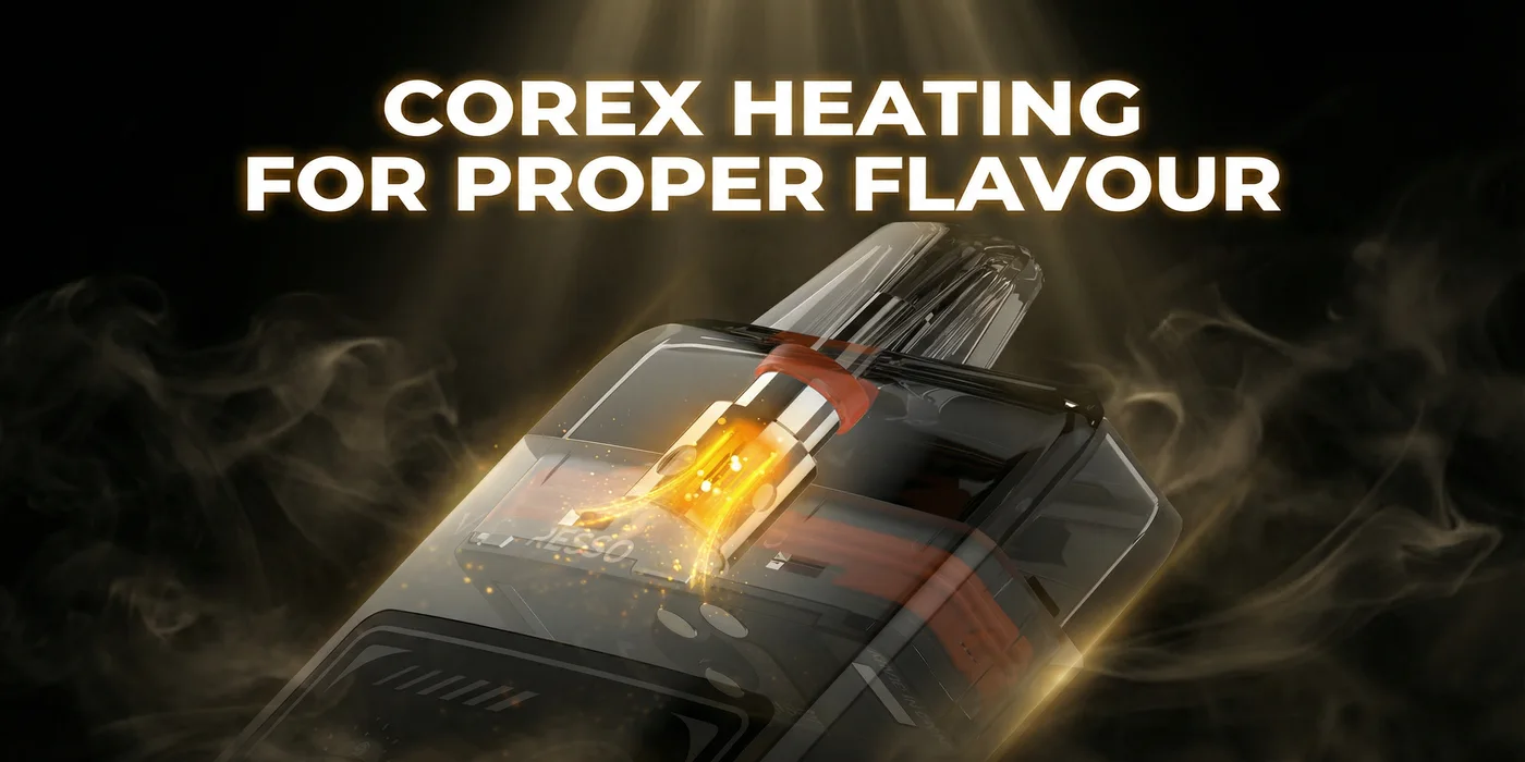 COREX Heating for Proper Flavour