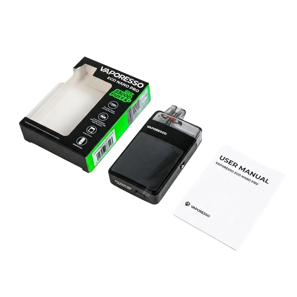 Vaporesso Eco Nano Pro Vape Kit What's in the Box