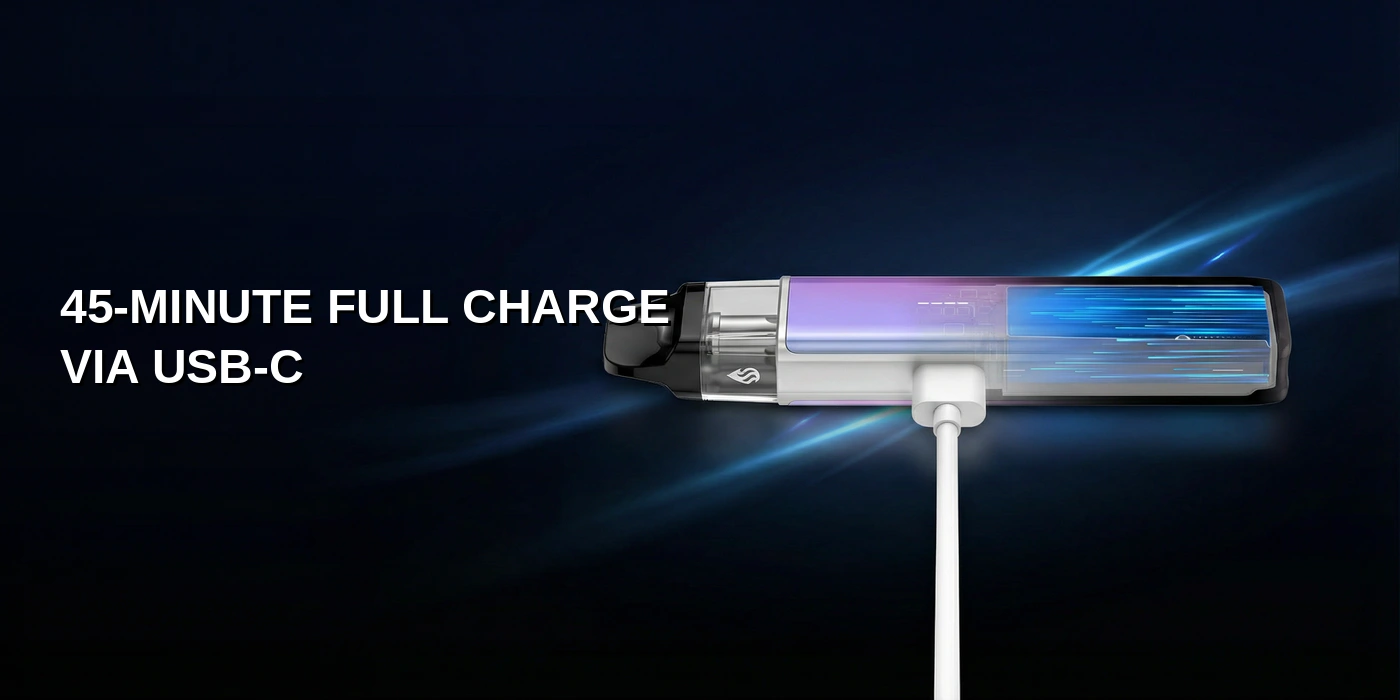 45-Minute Full Charge via USB-C