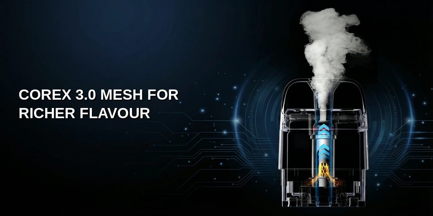COREX 3.0 Mesh for Richer Flavour