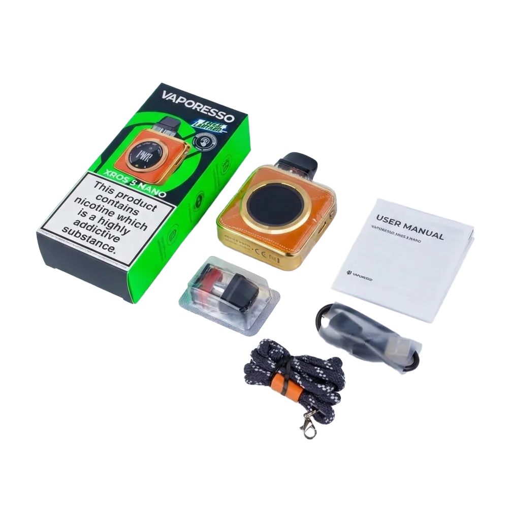 Vaporesso Xros 5 Nano Vape Kit What's in the Box