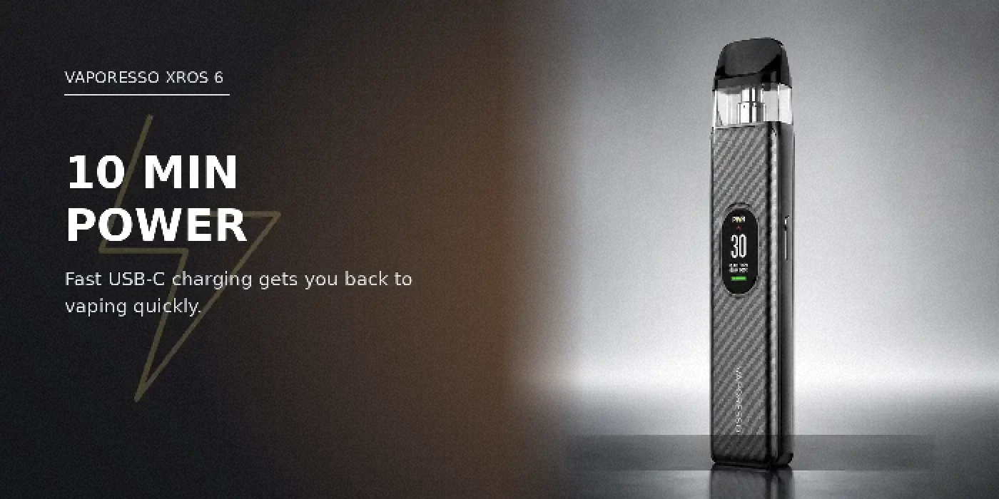 Vaporesso Xros 6 Vape Kit - 10 Min Power