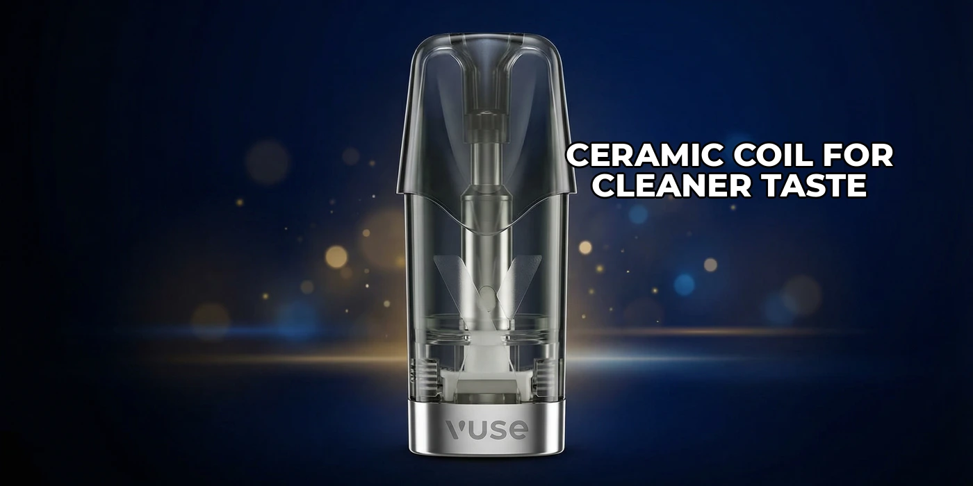 Ceramic Coil for Cleaner Taste
