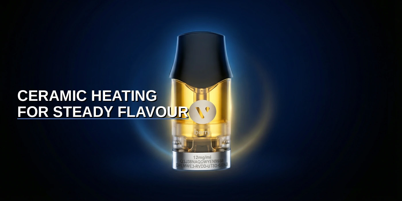 Ceramic Heating for Steady Flavour