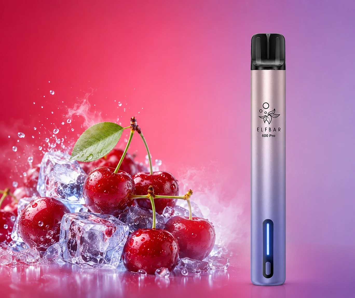 Elf Bar 600 Pro Cherry Ice flavour