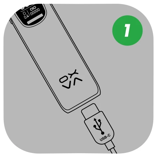 How to use the OXVA Xlim Pro 2 - step 1