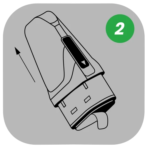 How to use the OXVA Xlim Pro 2 - step 2