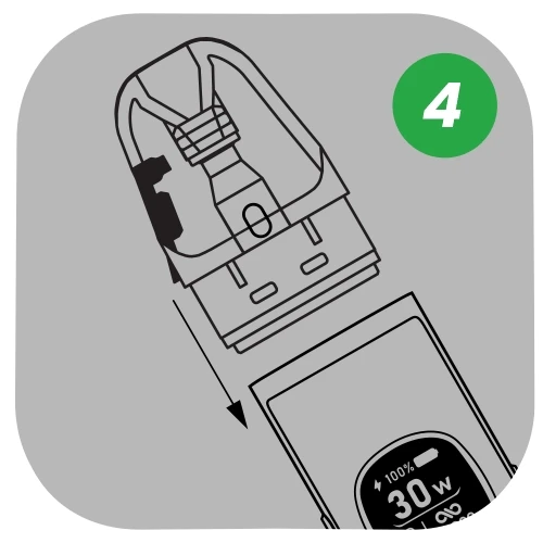 How to use the OXVA Xlim Pro 2 - step 4