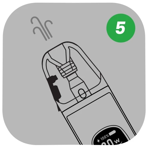 How to use the OXVA Xlim Pro 2 - step 5